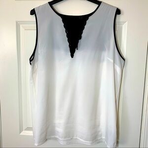 Lane Bryant satin & lace sleeveless camisole top size 14w
